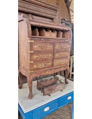 MUEBLE TECA ANTIGUO CON...